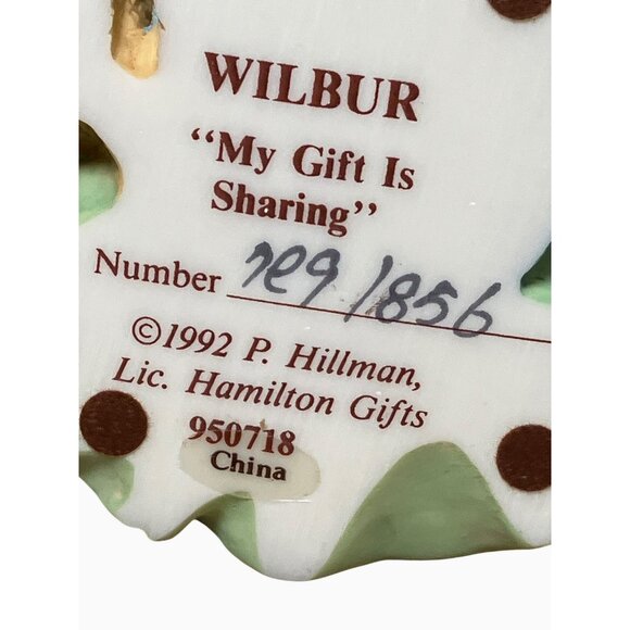 Cherished Teddies Wilbur My Gift Is Sharing Bear Figurine One of the Three Kings - Picture 11 of 12